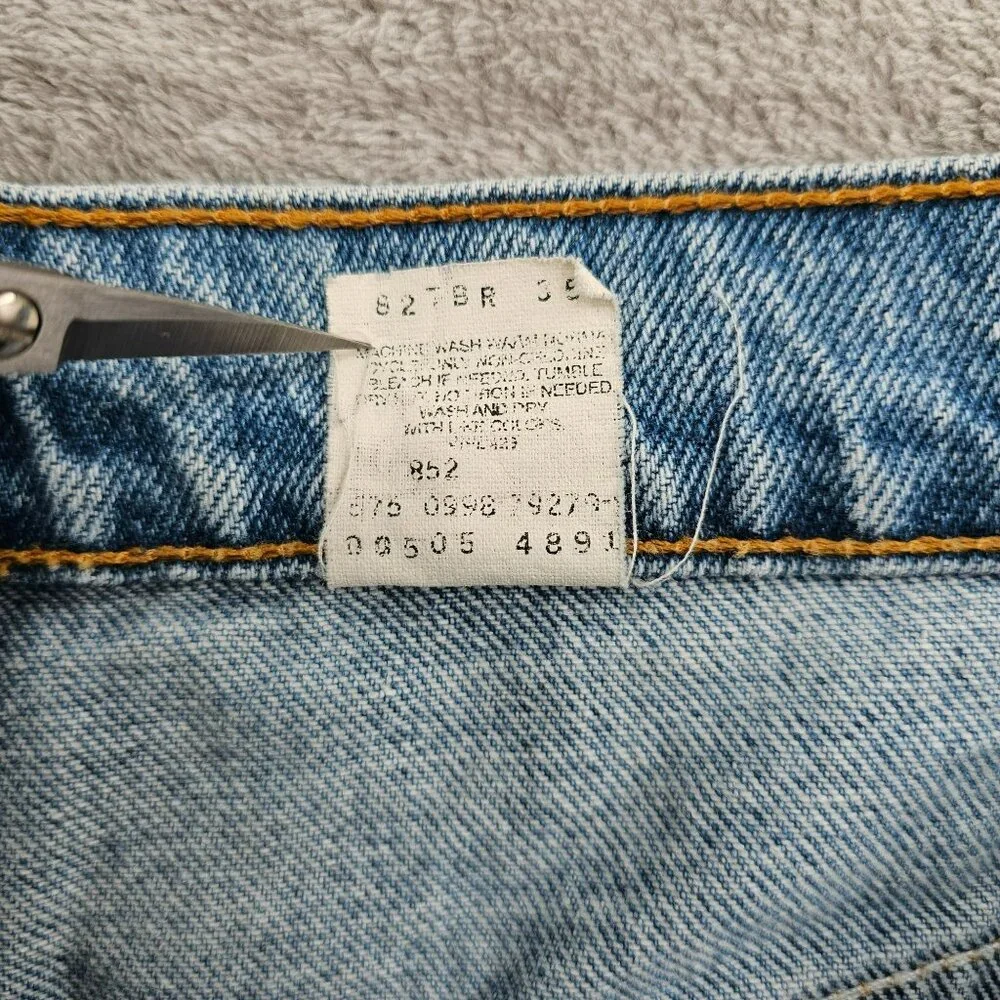 Levis Mens 505 Jeans 36x36 (36x29.5) Regular Fit Straight Leg VTG 90s USA Made